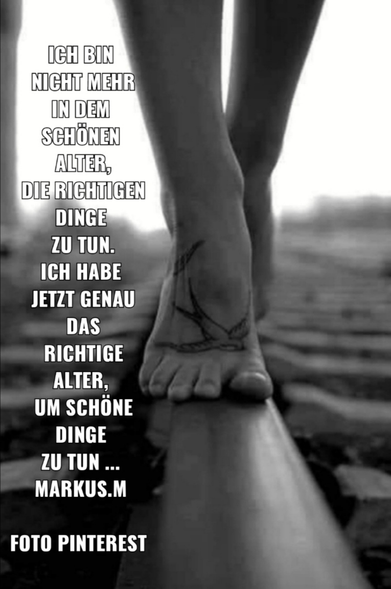 nicht in den schönen Alter